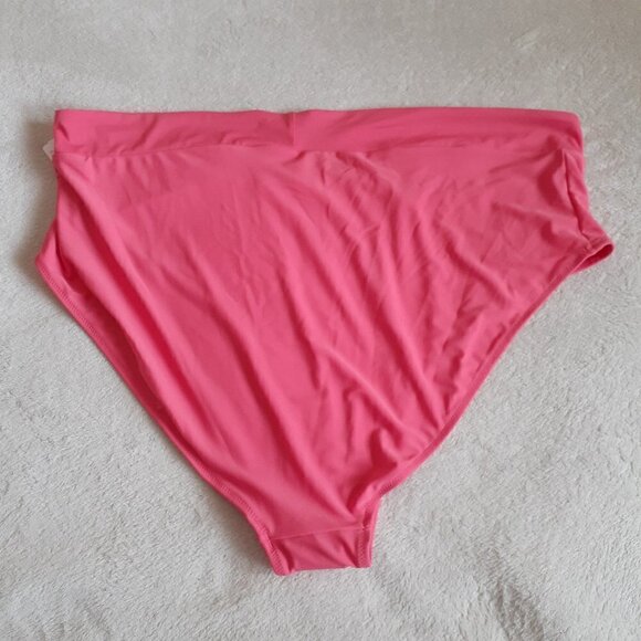 Old Navy NWT Women's Size 3X Cross Front Day Lily Pink Bikini Bottoms - Picture 8 of 11